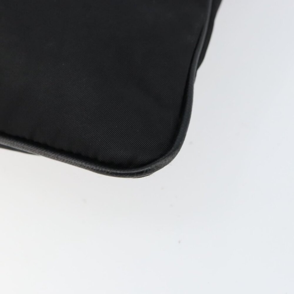 Authentic PRADA Shoulder Bag Nylon Black Gold - Picture 16 of 16